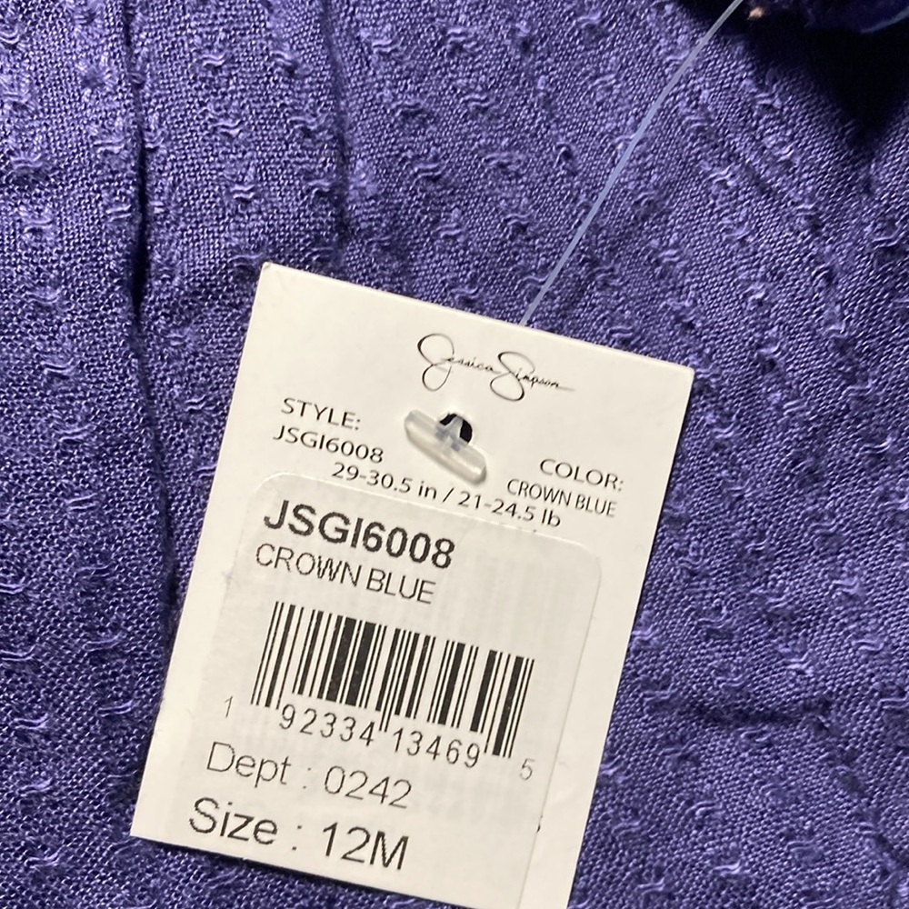 Jessica Simpsons NWT Size 12 months girls dress - Picture 3 of 5